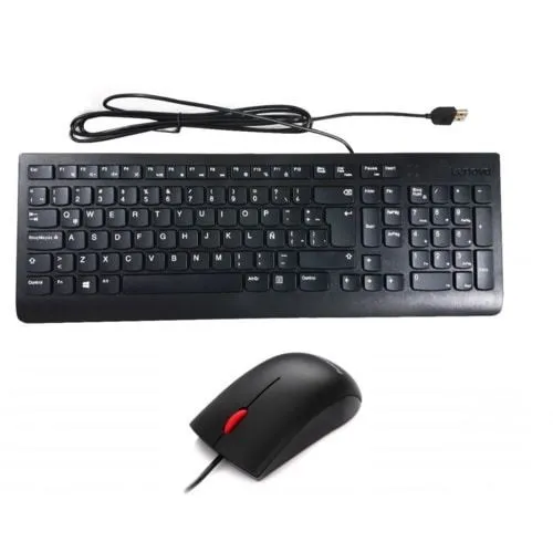 COMBO TECLADO MOUSE LENOVO 300 USB NEGRO